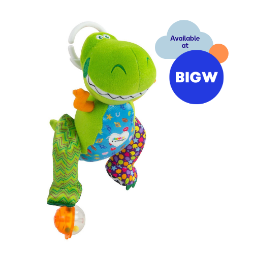 Rex Clip n Go soft toy for babies available at Big W