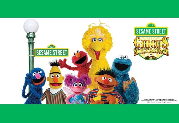 WIN 1 of 4 Family Passes To The Sesame Street Circus Spectacular by Silvers!