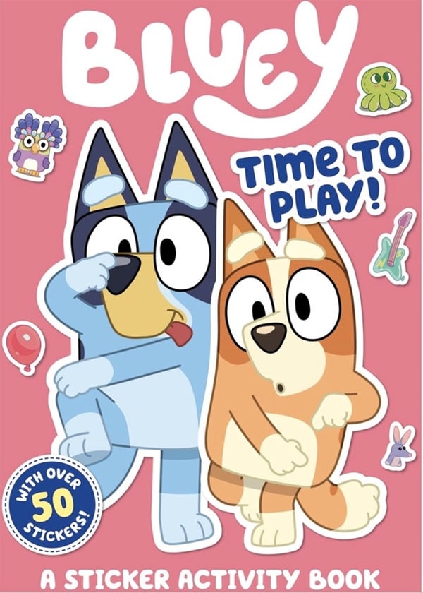 blueys kids, blueys and bingo, cattle dog Sticker for Sale by