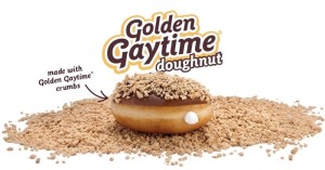 Krispy Kreme Golden Gaytime Doughnut