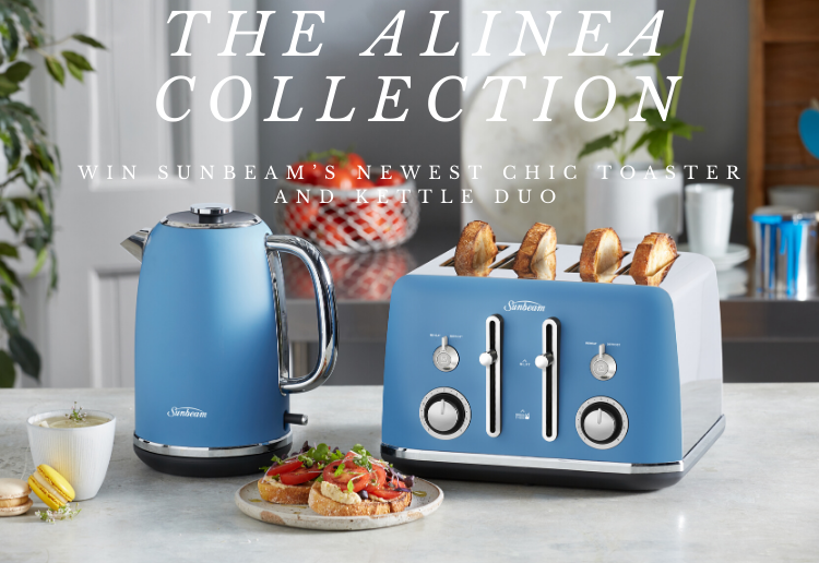 WIN Sunbeam’s ‘The Alinea Collection’ Toaster and Kettle Duo