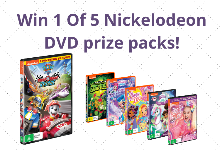 WIN 1 Of 5 Nickelodeon DVD Prize Packs!