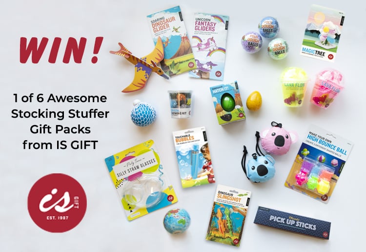 WIN 1 of 6 Awesome Stocking Stuffer Gift Packs From IS GIFT!