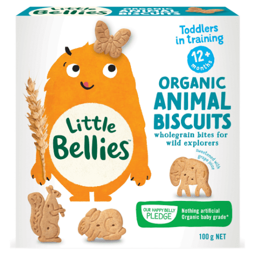 image of Little Bellies Organic Animal Biscuits