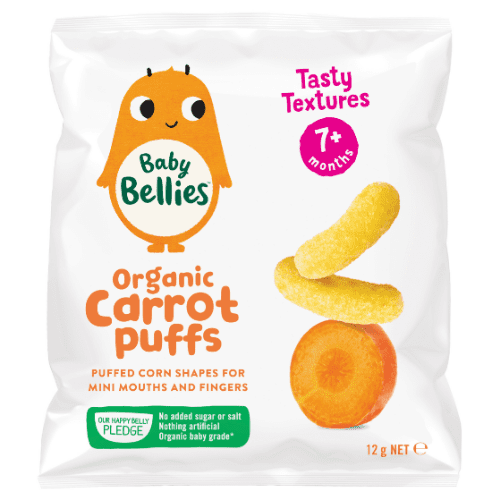 image of Baby Bellies Organic Carrot Puffs 12 g