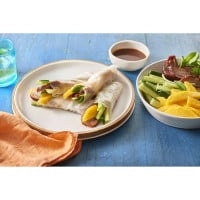 Duck And Mango Rice Paper Rolls