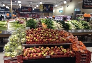 fruit and vegetables at coles