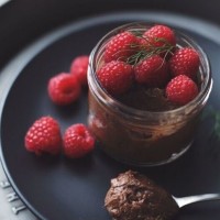Avocado Chocolate Mousse with Peanut Butter