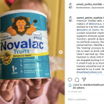 Social Sharing for Novalac Fruits Toddler Milk Review