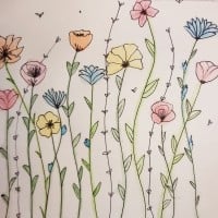 Watercolour flowers