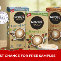 Nescafe Gold Plant Based Latte_Samples_Last Chance to Apply_750x516