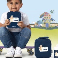 New Personalised Bluey Drink Bottles, Bags, Lunchboxes And Labels Are Here