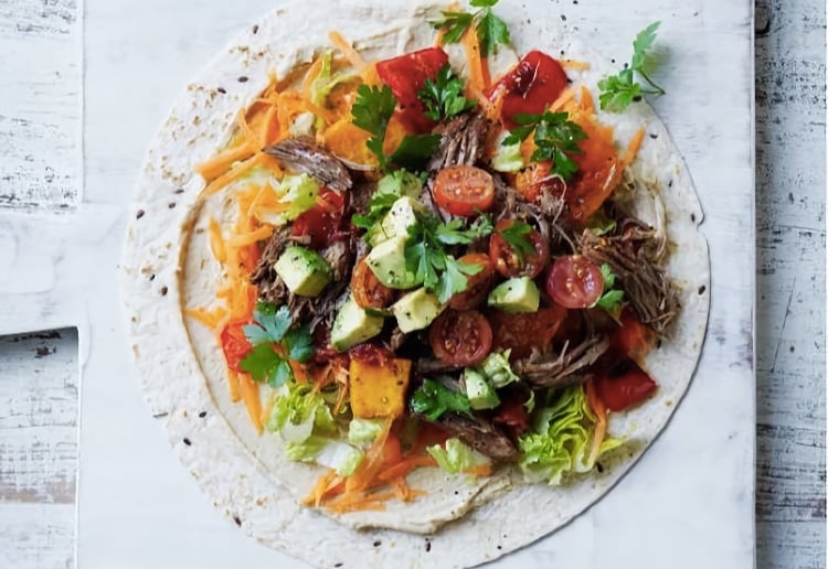 Pulled Beef Wrap