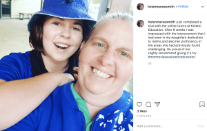 image of mum and child for the kinetic education review