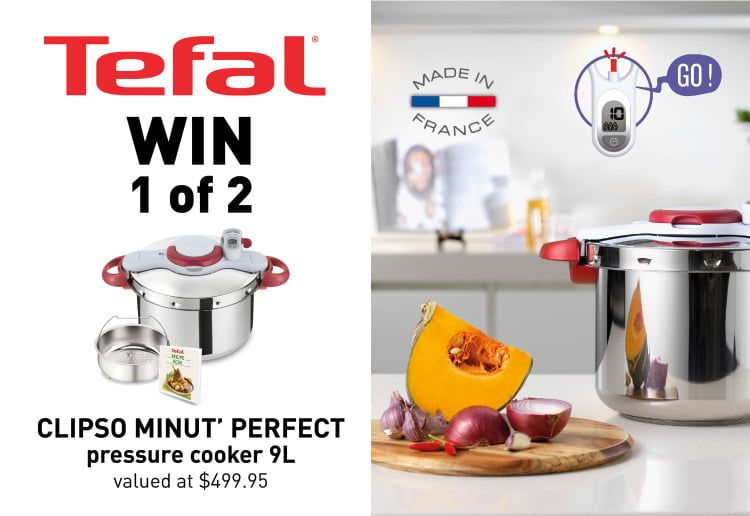 WIN 1 of 2 Tefal Clipso Minut’ Perfect Pressure Cookers