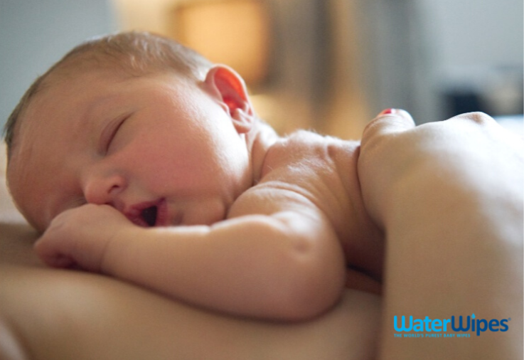 Image of baby skin for WaterWipes sponsored post