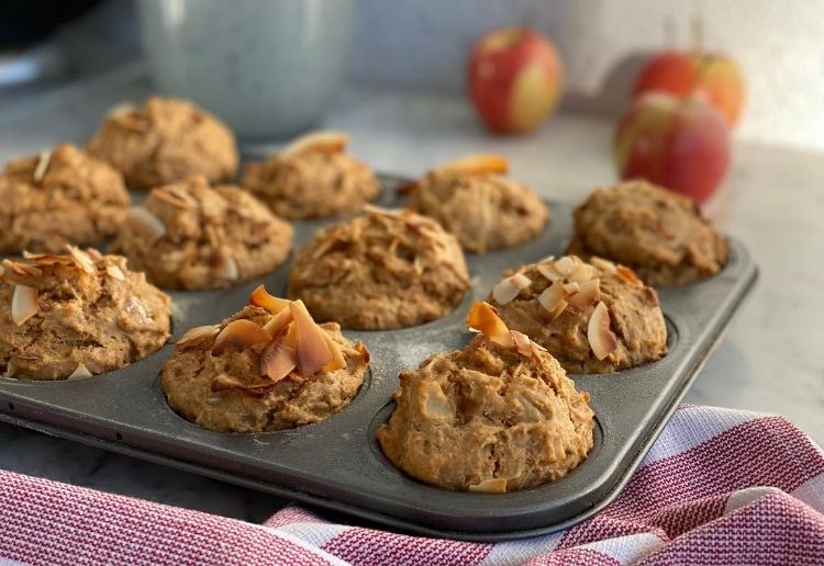 Apple Muffins with Coconut