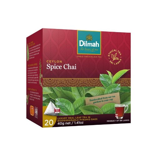 Image of Dilmah REAL LEAF Tea Bags Spice Chai