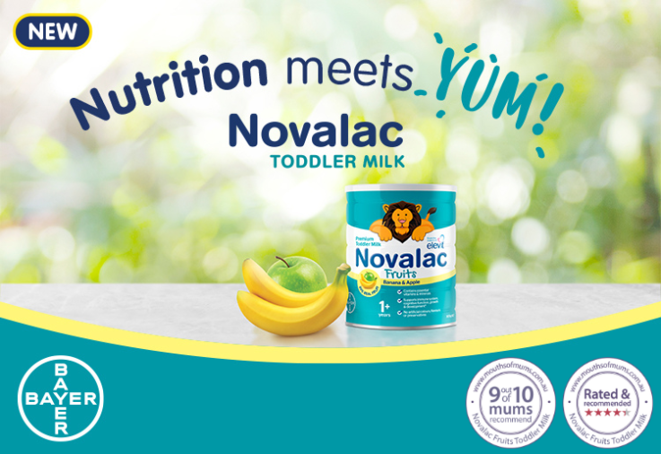 image of novalac fruits toddler milk review image with star rating and mums recommend dinkus