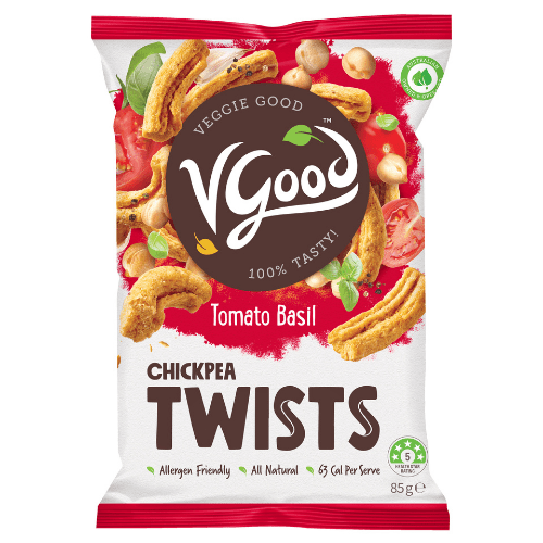 Image of VGood Chickpea Twists in Tomato Basil