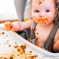 What A Mess! How To Keep Baby's High Chair Clean