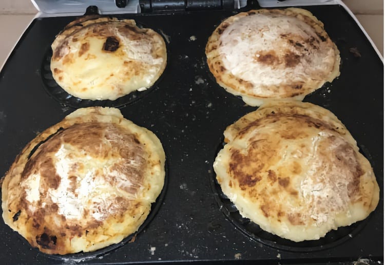 Leftover Potato Pancake Pies
