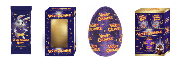 violet crumble eggs