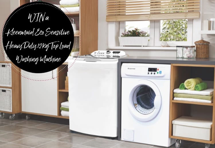 Win a Kleenmaid Eco Sensitive Heavy Duty 12kg Top Load Washing Machine!