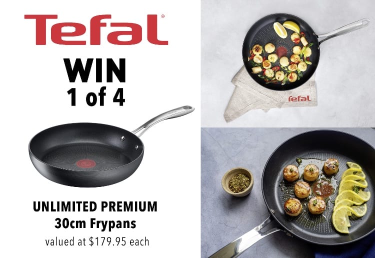 WIN 1 of 4 Tefal Unlimited Premium 30cm Frypans