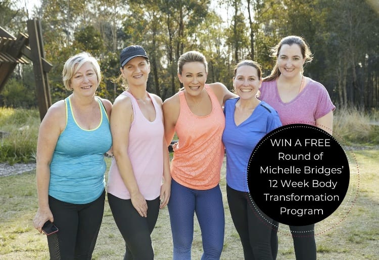 Win 1 of 3 Rounds of Michelle Bridges’ 12 Week Body Transformation Programs, Valued At $159 Each