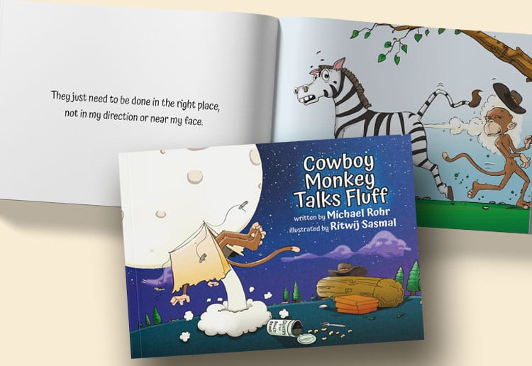 WIN 1 of 10 Copies of Cowboy Monkey Talks Fluff by Michael Rohr