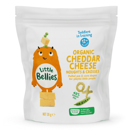 Little Bellies Organic Cheddar Cheese Noughts And Crosses