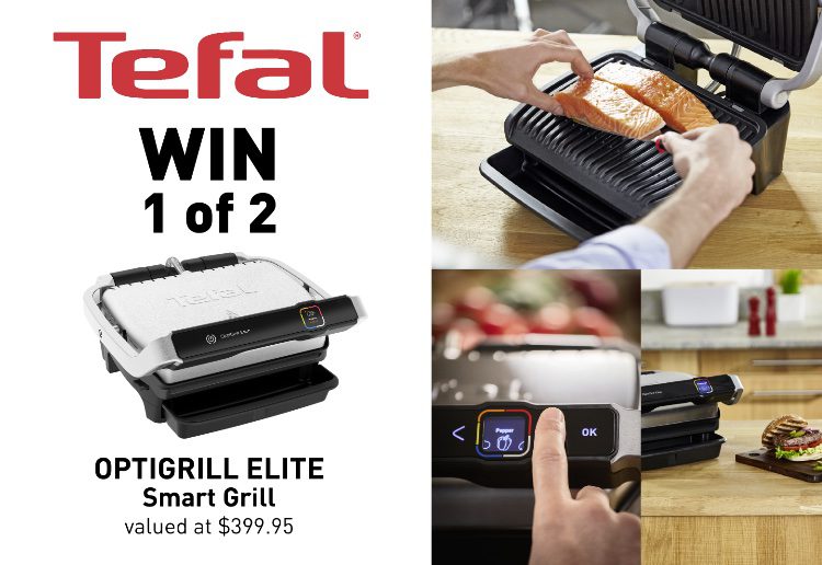 WIN 1 of 2 Tefal OptiGrill Elite Smart Grills