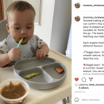 baby eating little bellies organic baby bowls review social sharing
