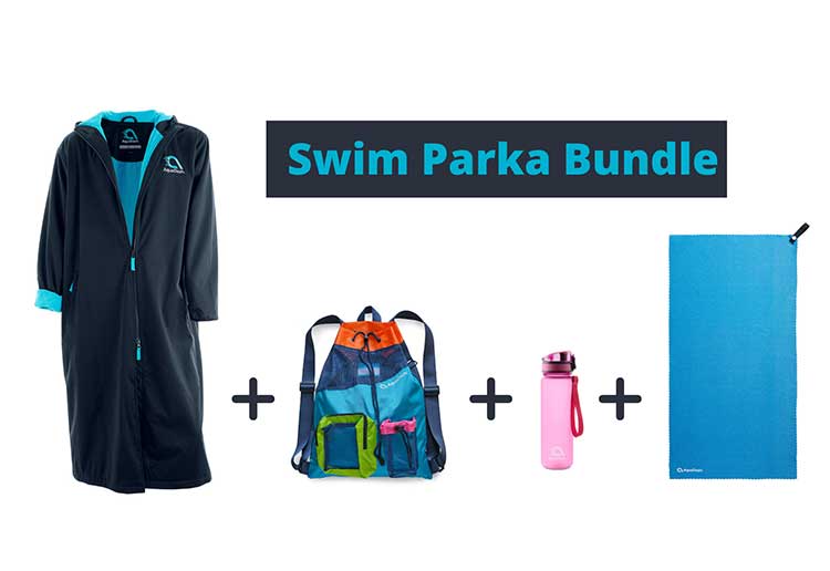 Win one of three Sustainable AquaDash Swim Parka bundles valued at $196.00 each