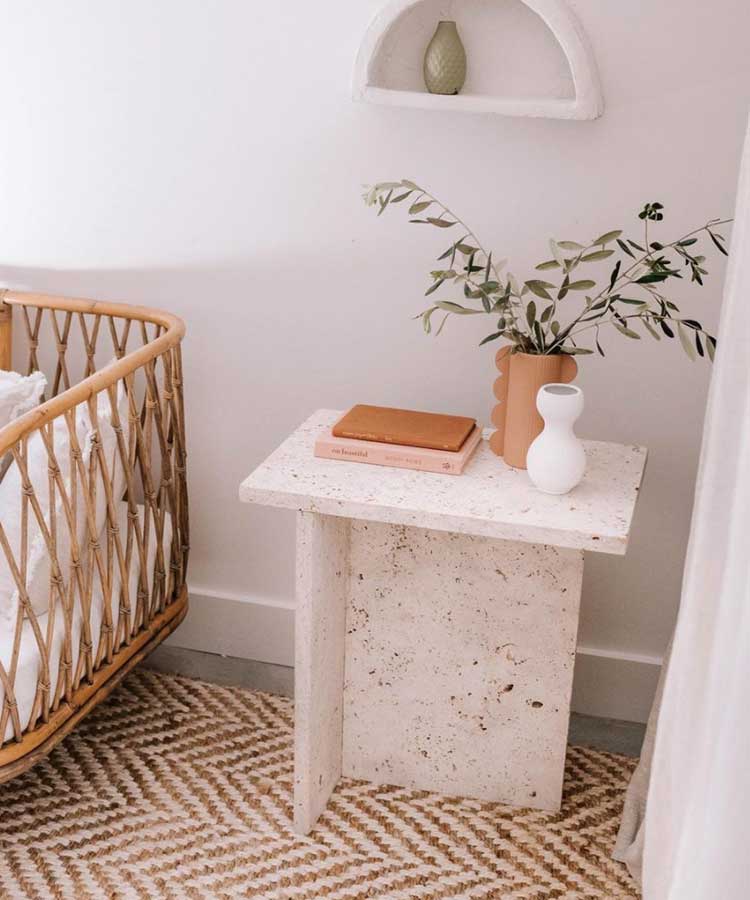 Stone side table hack