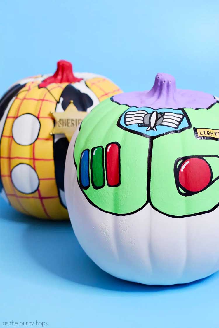 Toy Story Painted Pumpkins
