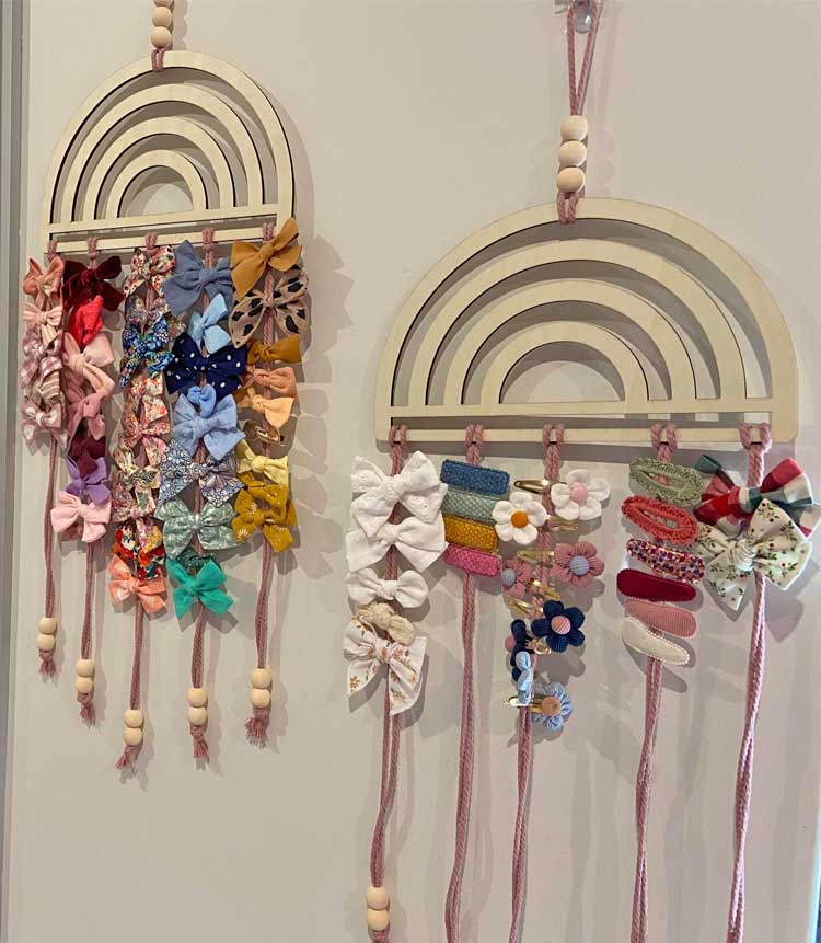 How To Make A DIY Hair Bow Holder - Mouths of Mums