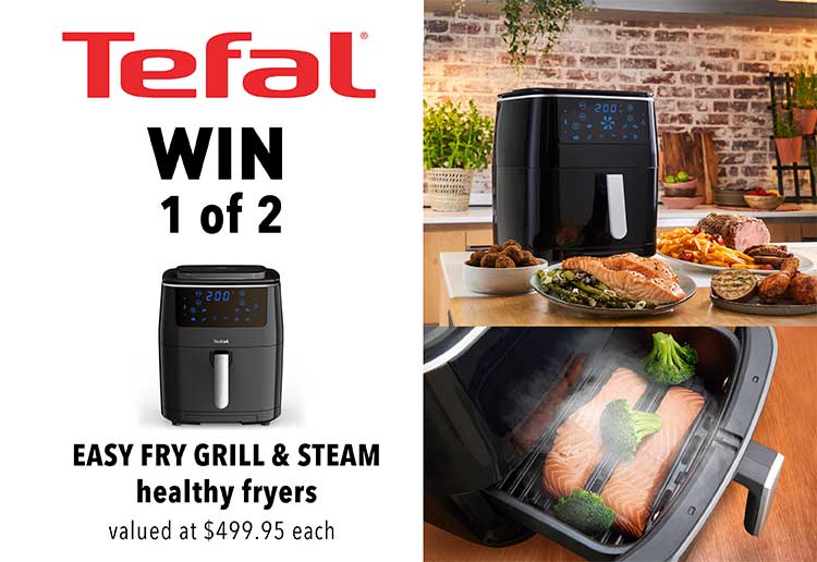 WIN 1 of 2 Tefal Easy Fry Grill & Steam healthy fryers