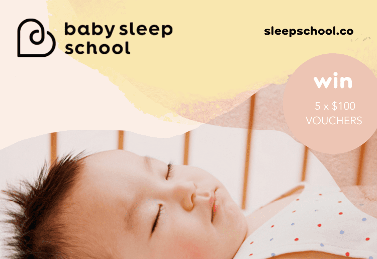 Win 1 of 5 $100 vouchers to spend at Baby Sleep School!