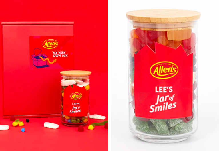 Personalised Allen's Lolly Jars