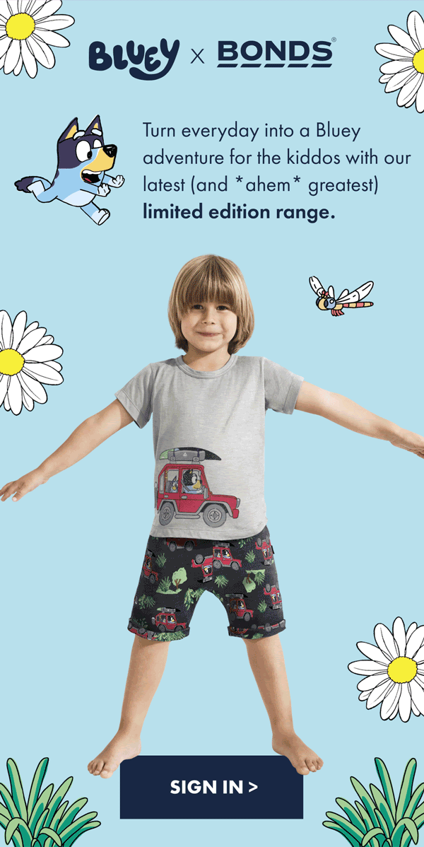 New Bonds Bluey Range Just Released - Mouths of Mums
