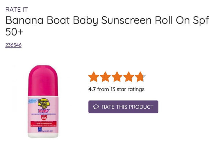 Banana Boat Baby Sunscreen Roll On