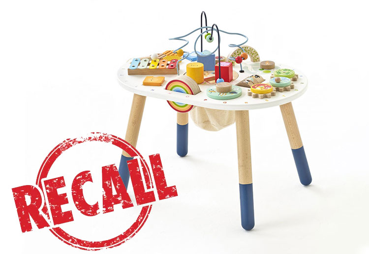 Activity Table Recalled Over Choking Concerns
