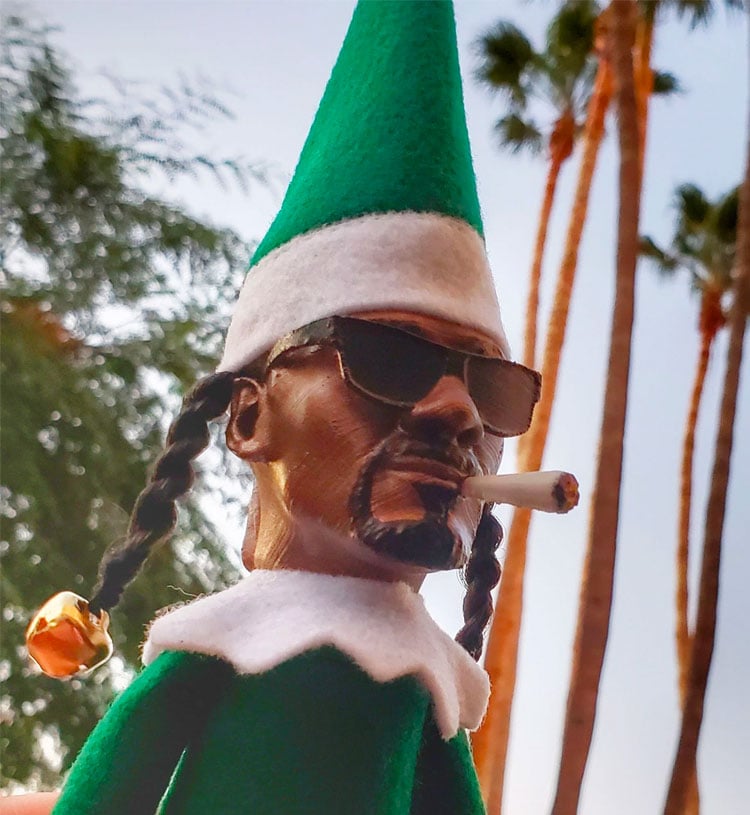 Snoop on a Stoop elf