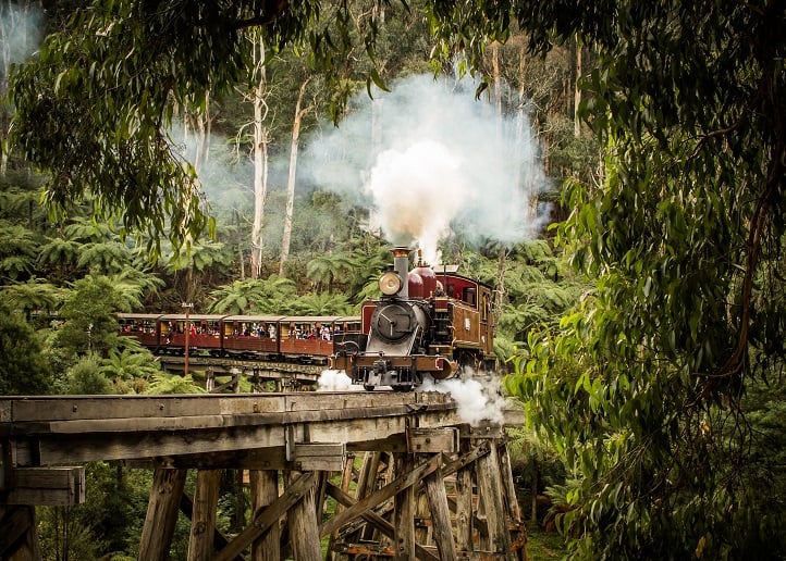 Win 1 of 3 Family Passes on Puffing Billy Railway, travelling return from Belgrave to Lakeside!