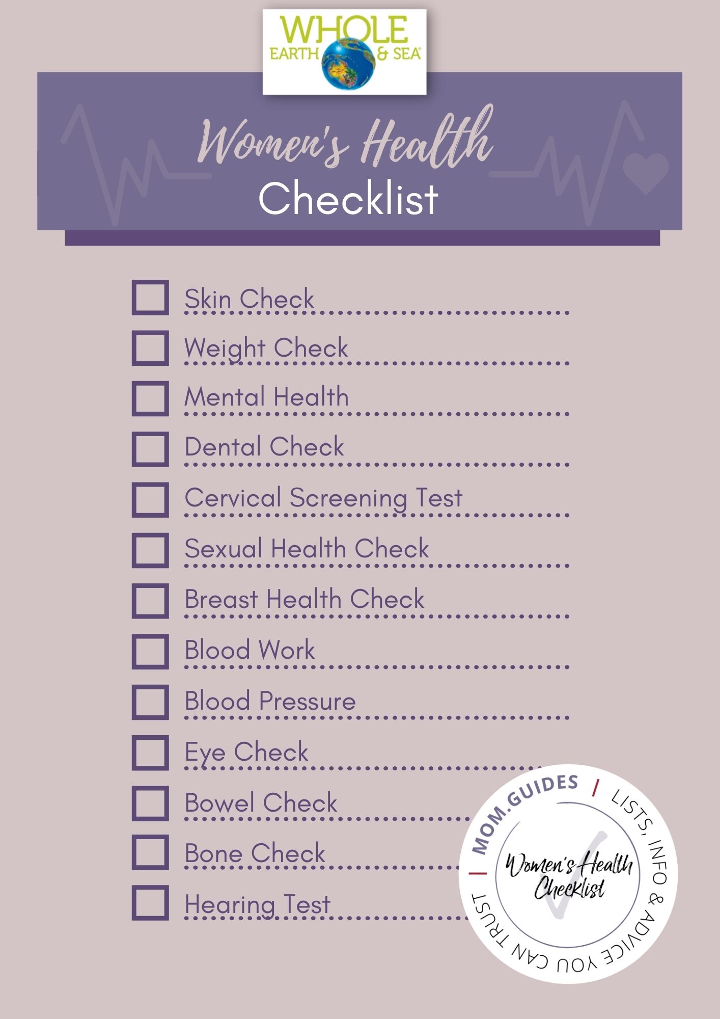 Women's Health Checklist