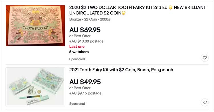 Tooth Fairy Kit ebay 1