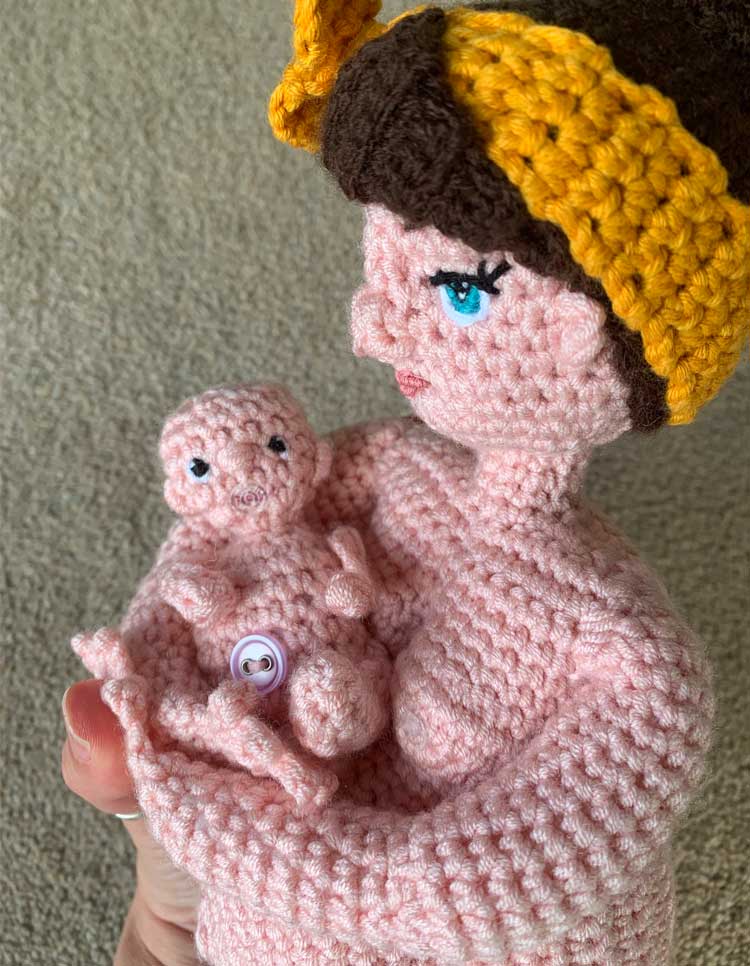 These Crochet Birthing Dolls Are Incredible Mouths of Mums