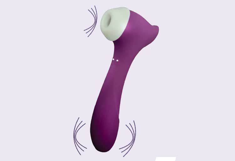 Magic Touch Aurora Clitoral Suction and G Spot Vibrator